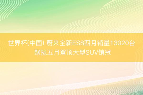世界杯(中国) 蔚来全新ES8四月销量13020台 聚拢五月登顶大型SUV销冠